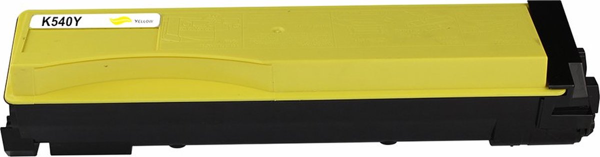 Kyocera TK-540Y Toner Geel 4000 Pagina's - Huismerk Compatible - TK-540Y alternatief - Kyocera TK-540Y inktcartridge - FS-C5100DN - TK-540Y compatible Tonercartridge