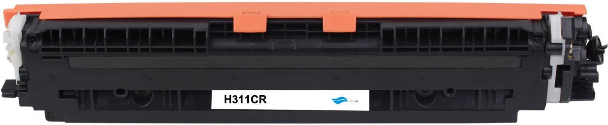 Image of HP CE311A - Toner Cyaan - 1000 pagina's - Huismerk Compatible - Geschikt voor HP Canon I-Sensys LBP-7010c Canon I-Sensys LBP-7018c HP LaserJet Pro 100 Color MFP M175a HP LaserJet Pro 100 Color MFP M175nw HP LaserJet Pro CP1025