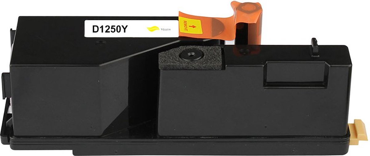 Dell 593-11019 - Toner Geel - 1400 pagina's - Huismerk Compatible - Geschikt voor Dell 1250c Dell 1350cnw Dell 1355cn Dell 1355cnw Dell C1760nw Dell C1765nf Dell C1765nfw - D1250Y alternatief - Dell toner