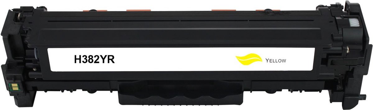 HP CF382A - Toner Geel - 2700 pagina's - Huismerk Compatible - Geschikt voor HP Color LaserJet Pro MFP M476dn HP Color LaserJet Pro MFP M476dw HP Color LaserJet Pro MFP M476nw - H382YR alternatief - HP toner