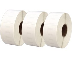 3X Dymo 11352 – Compatibele Labels – Wit – 1500 Labels – 25mm x 54mm LabelWriter 310 330 400 450 4XL Thermisch Papier Adreslabels Verzendlabels Barcode Labels Kantoor Administratie Etiketten Stickers Dymo11352
