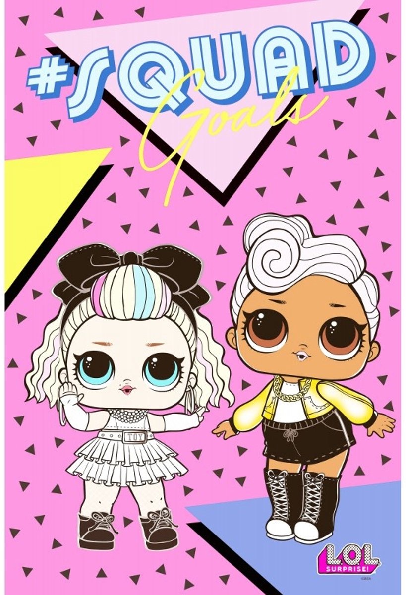 L.O.L. Surprise! LOL Surprise! Fleeceplaid Goals - 100 x 150 cm - Roze