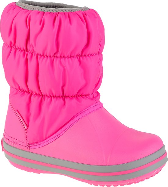 Crocs Winter Puff Boot Kids 14613-6TR, voor meisje, Roze, Sneeuw laarzen, maat: 24/25