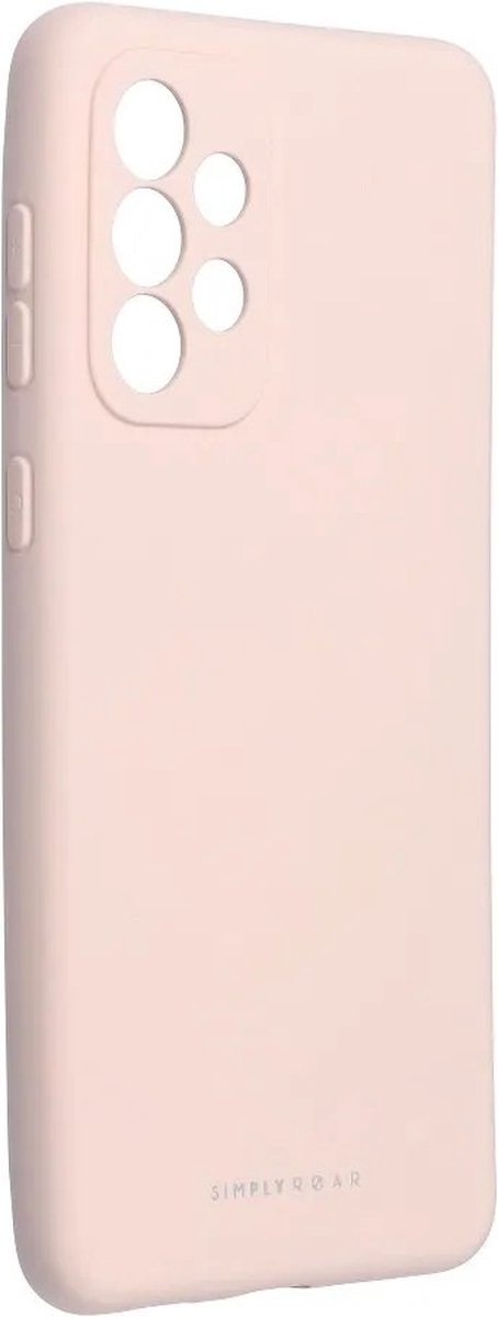 Roar Space Siliconen Back Cover hoesje Samsung Galaxy A33 - Roze