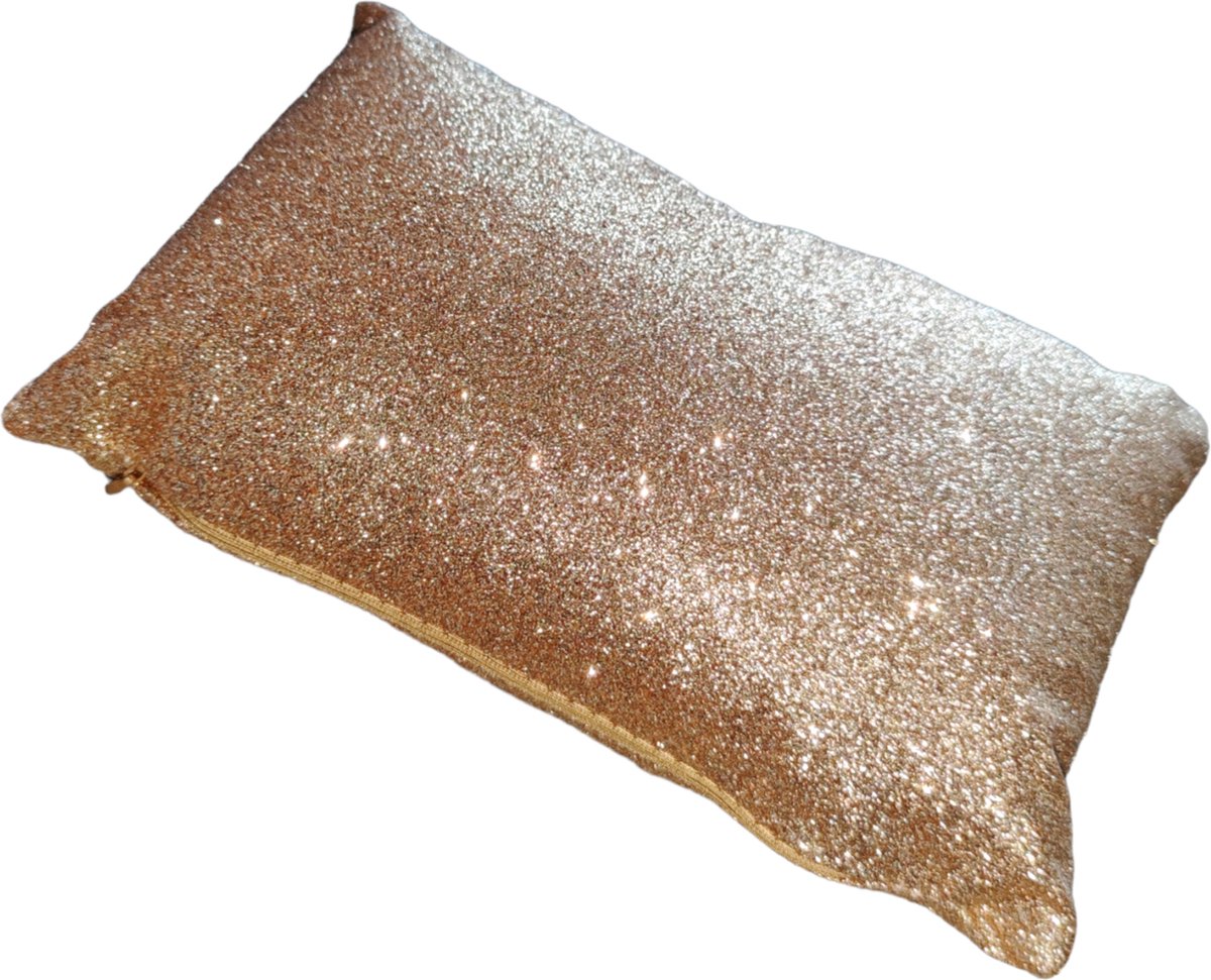 Allepaznokcie - Manicure Kussen - Brokaat Goud - Ergonomisch - Handsteun