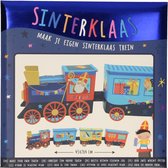 Sinterklaas maak je eigen trein - Multicolor - Karton - 45 x 7 x 4 cm - Sinterklaas - Piet - 5 December - Pakjesavond - bouwpakket