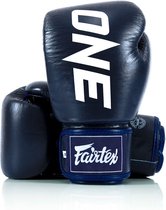 Gants de boxe ONE Championship x Fairtex - Cuir - Blauw - 12 oz