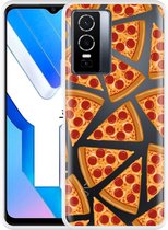 Vivo Y76 Hoesje Pizza Party - Designed by Cazy
