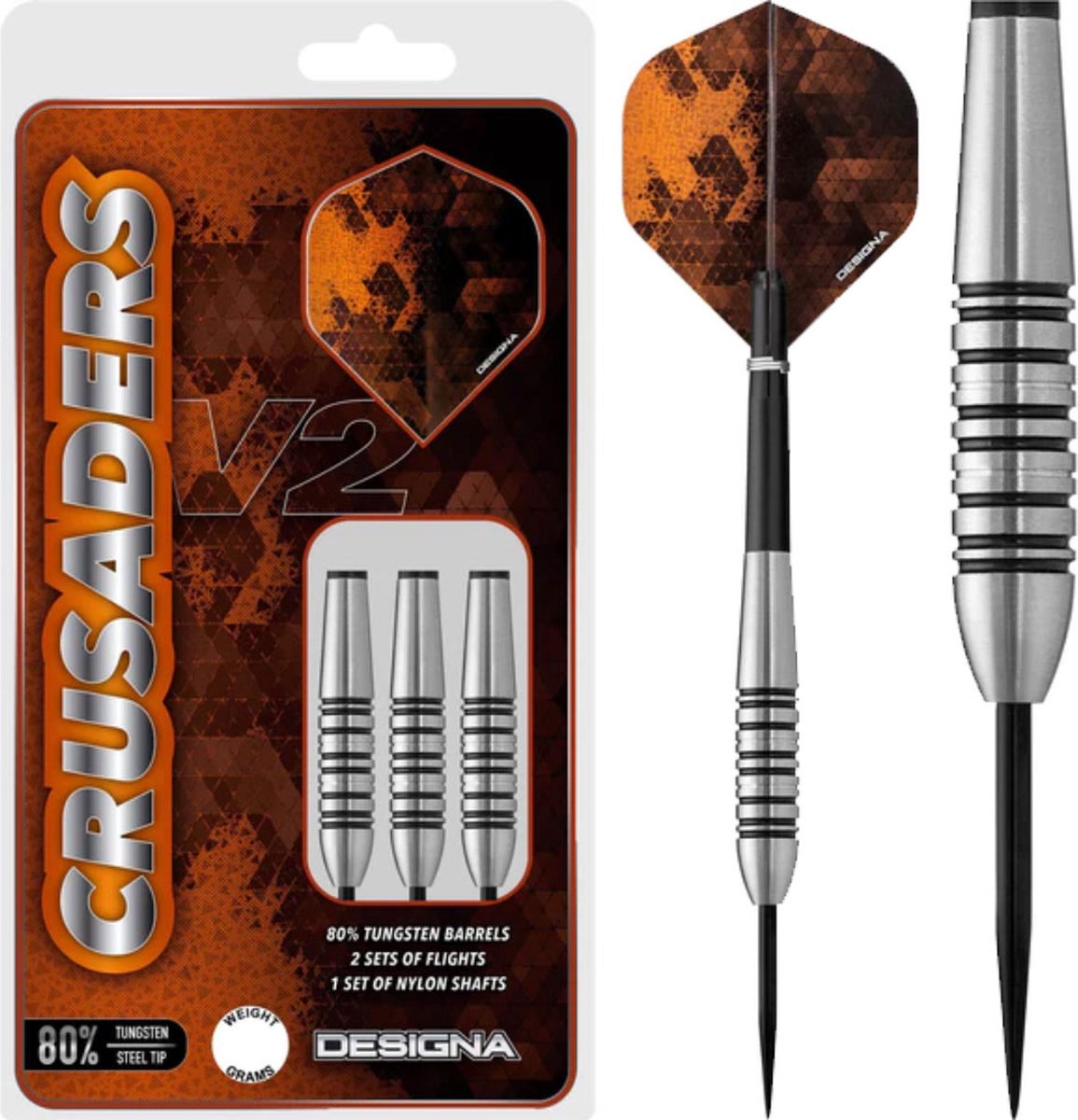 Designa Darts Crusaders V2 Ringed M5 22 gram