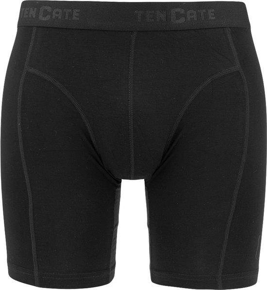 ten Cate Basics men shorts longs en viscose de bambou (pack de 4) - boxers pour hommes jambes longues - noir - Taille: M