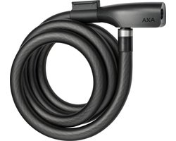 foto van AXA Resolute 15/180 Kabelslot - Slot voor Fietsen - Gebruiksvriendelijk - 180 cm lang - Diameter 15 mm - Zwart