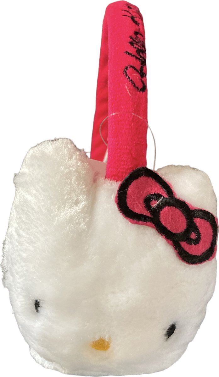 Oorwarmers van Hello Kitty, wit-roze