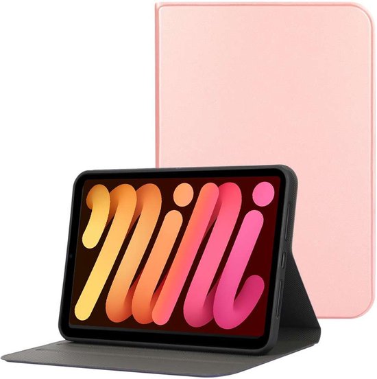 Just in Case PU Leather Book Case cover pour iPad mini 6 - rose
