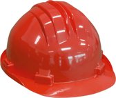 Casque de chantier - Rouge - Casque de sécurité pour Adultes - avec doublure réglable