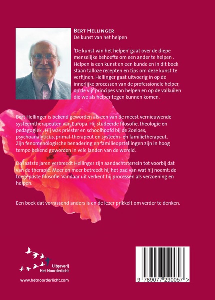 De kunst van het helpen - back cover