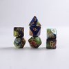 Afbeelding van het spelletje Lapi Toys - Dungeons and Dragons dobbelstenen - D&D dobbelstenen - D&D polydice - 1 set (7 stuks) - Acryl - Meerkleurig