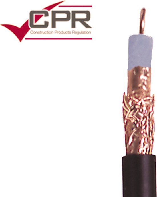 Coaxial kabel VOO) PE 6 FCA Ø 7mm Noir 100m