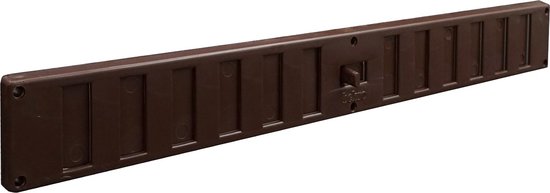 Bekro Grille coulissante 370x40mm, plastique marron