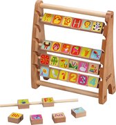 Classic World Telraam Alfabet Abacus - Hout
