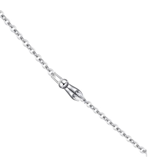 Enkelbandje -Minoes-Zilver-22 cm-25 cm-Charme Bijoux