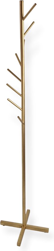 Gratis staande kapstok Houten kapstok vloerstang slaapkamer binnen hangende kledingrek portiek thuis pakket rek verticale planken Houten laagstandaard (Color : Rood