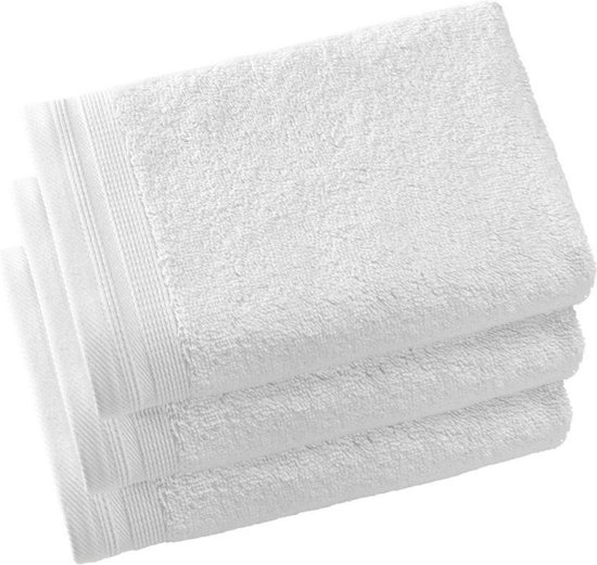 De Witte Lietaer Contessa - serviettes invités (lot de 3) - Lot de 3 - 40x60 cm - Blanc