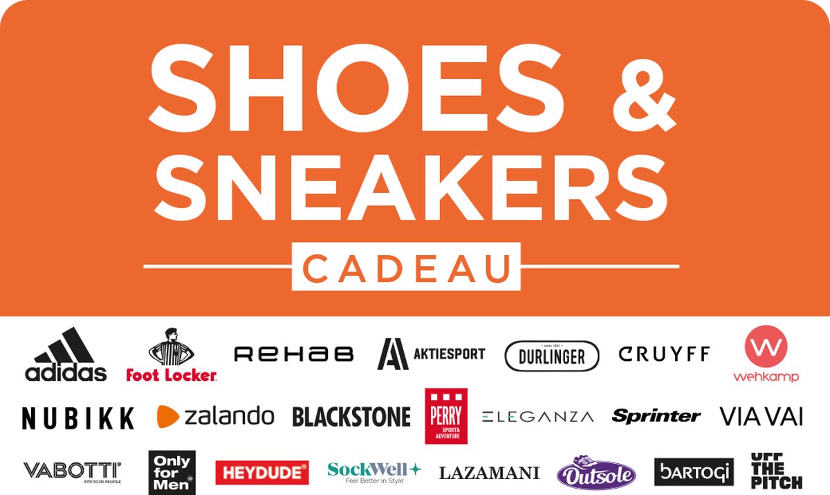 Shoes & Sneakers Cadeaukaart - 125 euro
