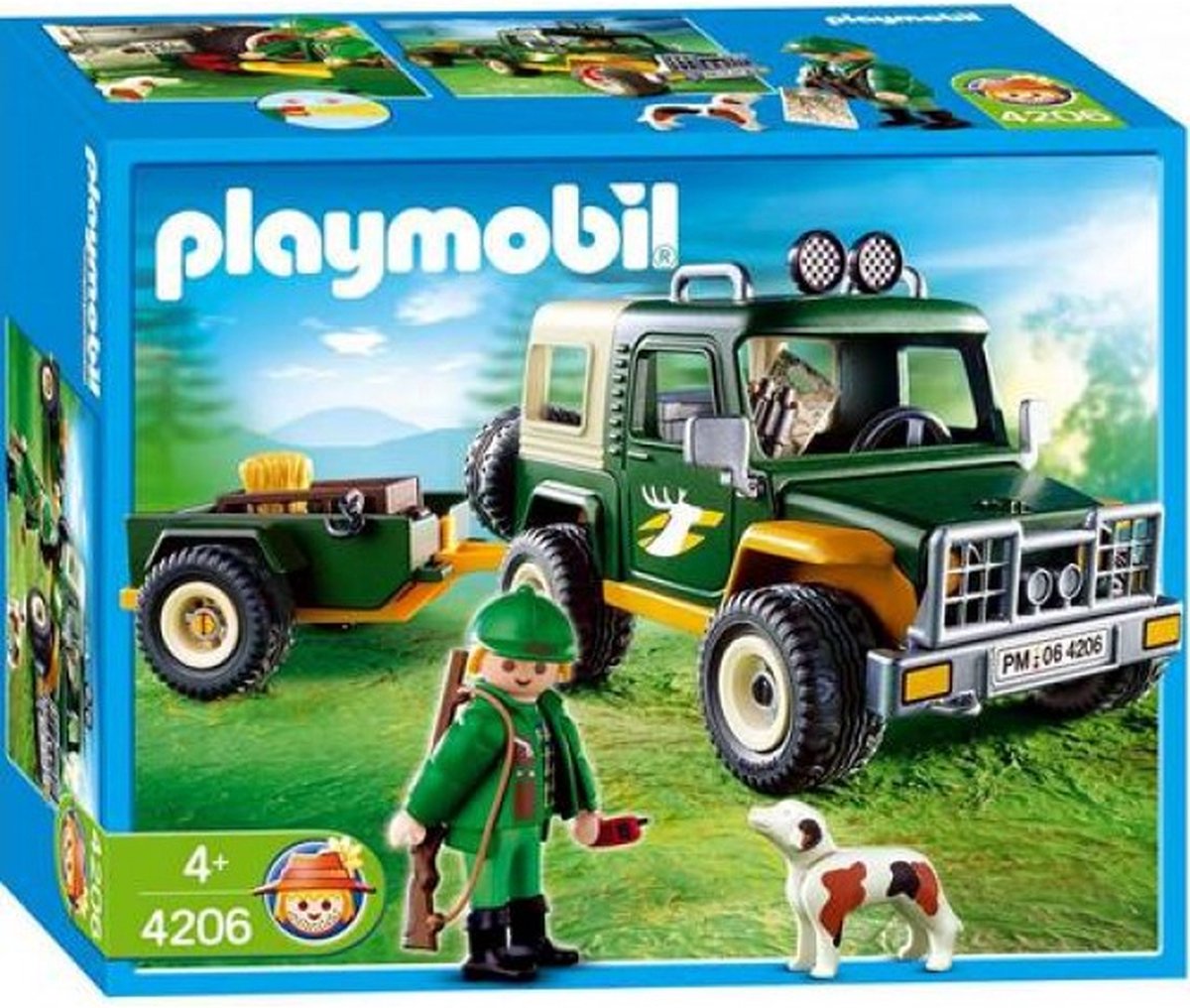 Playmobil Jeep met boswachter - 4206 | bol