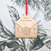 Borduren enzo - Giftcard - envelop - cadeaukaart - kerstboom ornament - kerstcadeau