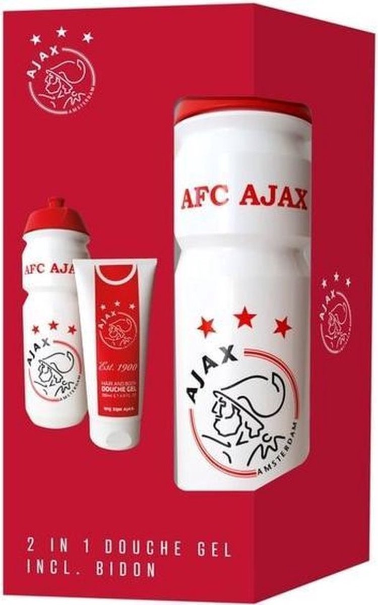 AFC Ajax | Cadeau voor kinderen / Geschenkset | Bidon 750ml + Douchegel 200ml