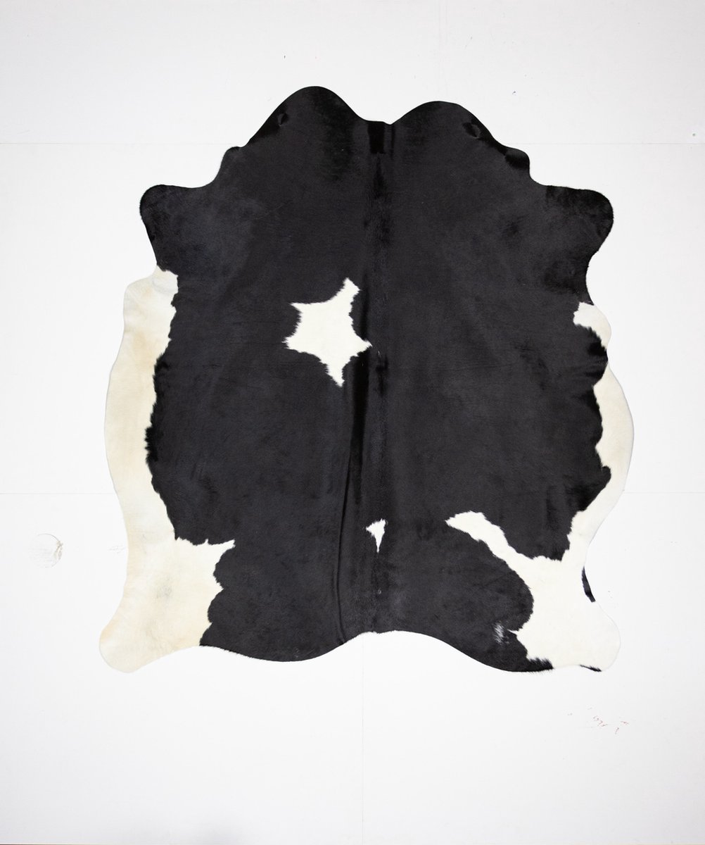 KOELAP Koeienhuid Vloerkleed - Zwartwit Gevlekt - 190 x 205 cm - 1005084