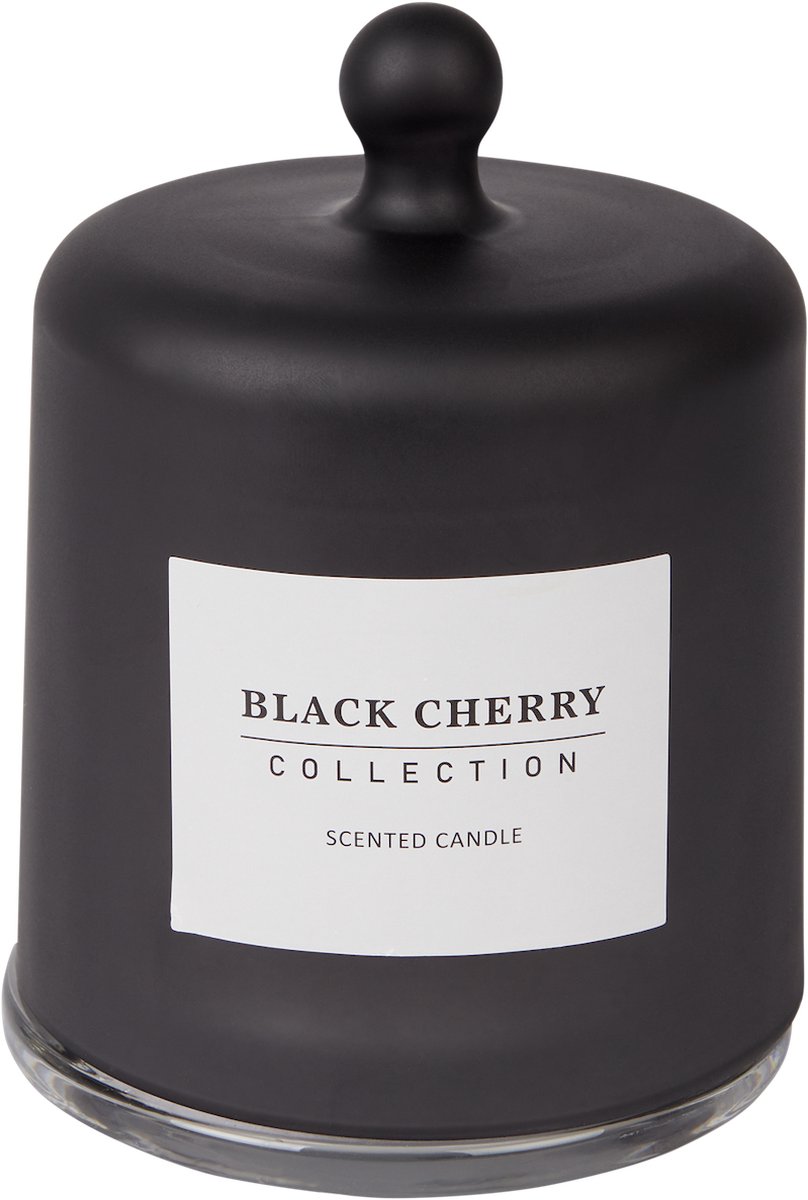 Bougie Parfumée Luxe Avec Cloche - Cherry Noire - 38 Heures De Combustion -  Zwart -... | bol.com