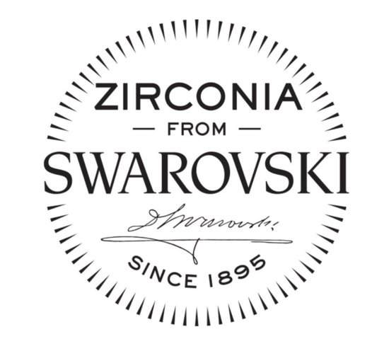 Schitterende Zilveren Open Ring met Swarovski ® Zirkonia 16.50 mm. (maat 52) model 121 - Jonline