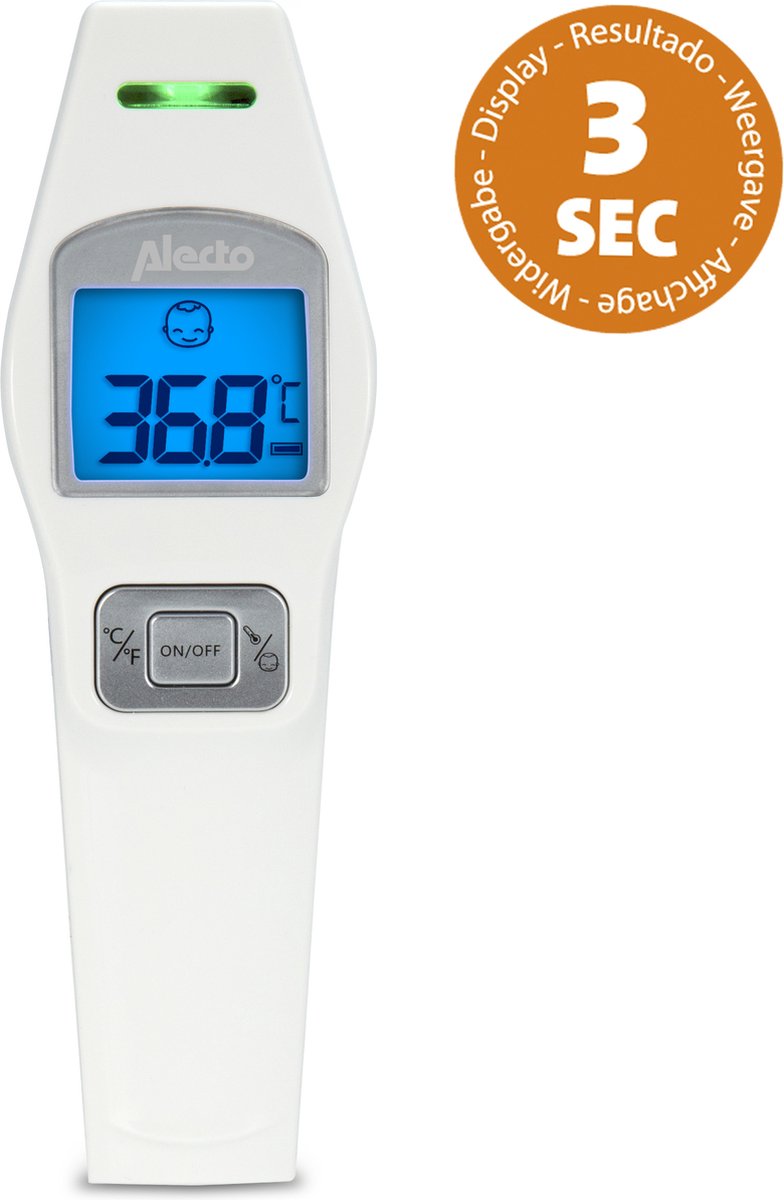 Bulk smaak Grace Alecto BC-37 - Digitale Thermometer lichaam - Voorhoofd - Infrarood |  bol.com