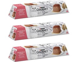 3x Gourmet Revelations - Mousse Zalm - Kattenvoer - 4x57g