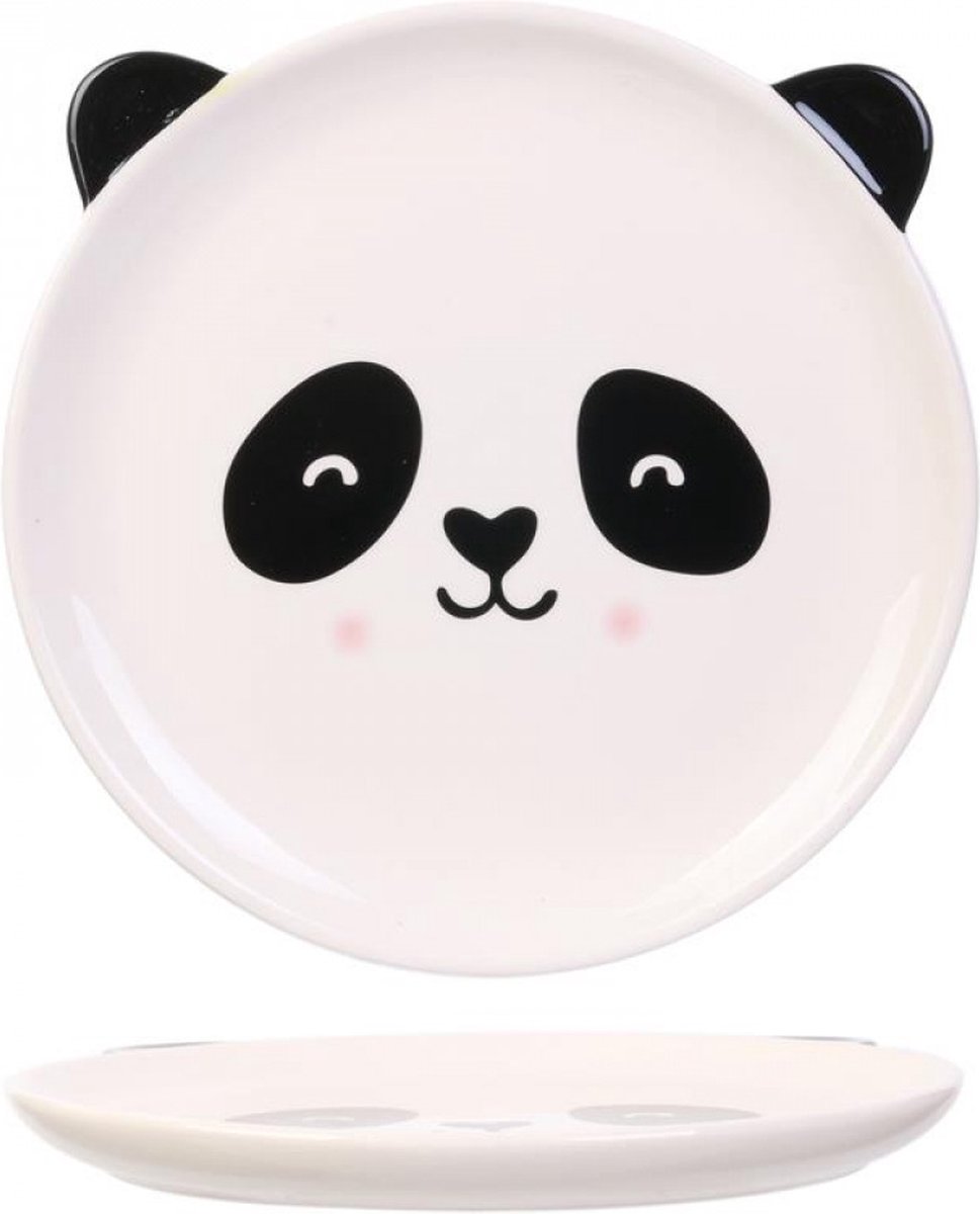 bord Panda ontbijtbordje serveerbord 19.5 cm