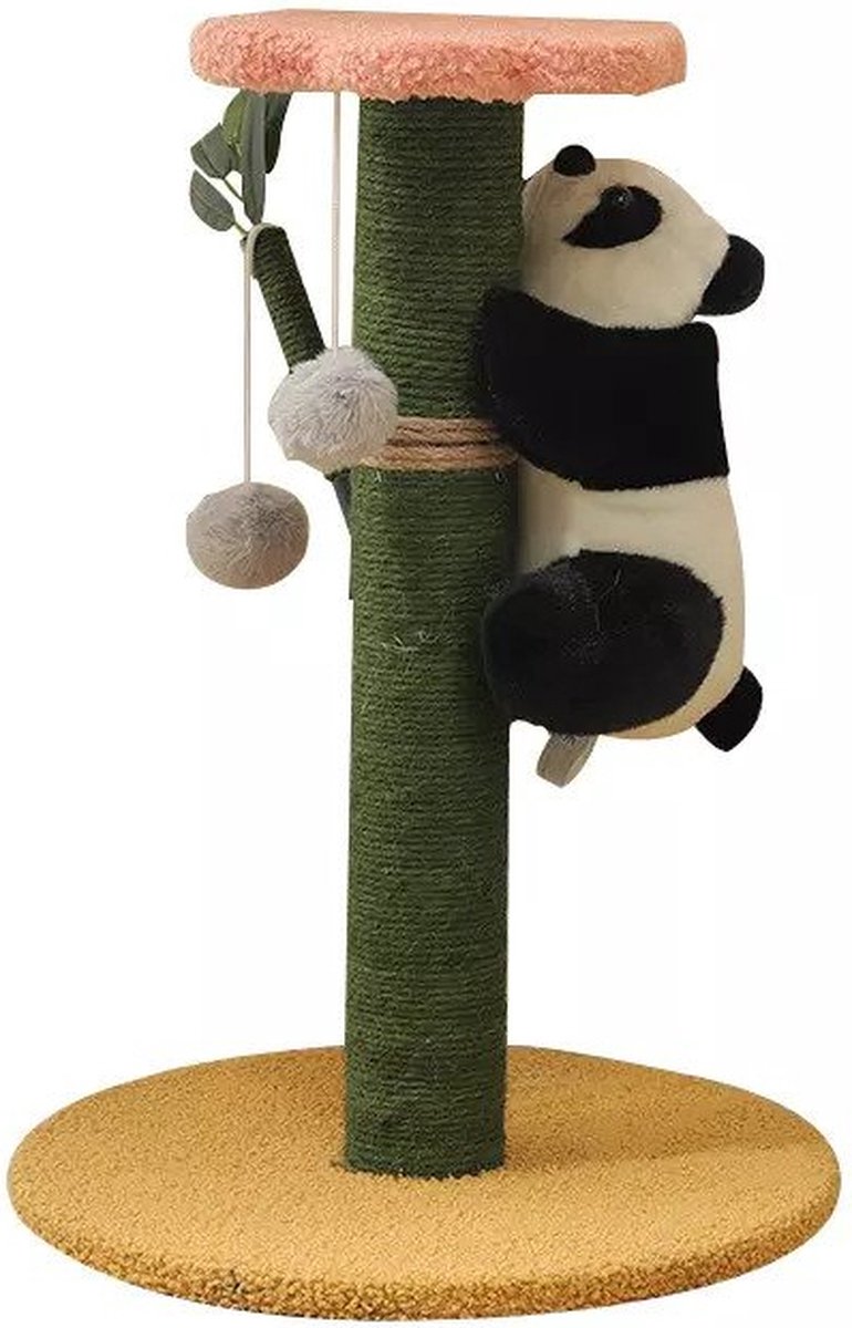 Unieke panda bamboo krabpaal