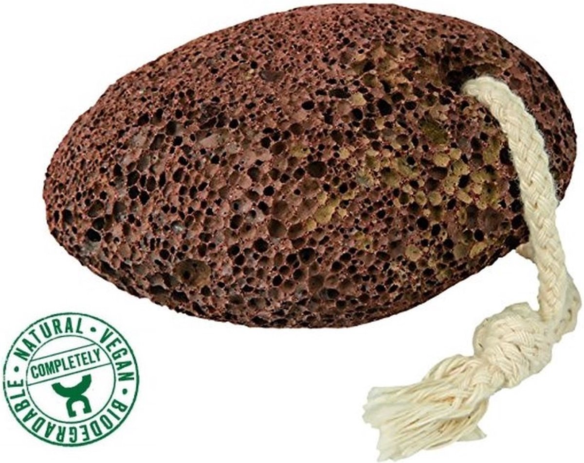 Croll & Denecke Puimsteen – Vulkanisch gesteente – Eelt verwijderaar - 100% Natuurlijke peeling – Zwart