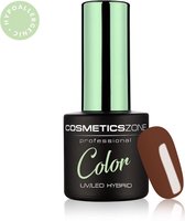 Cosmetics Zone Hypoallergene UV/LED Gellak 7ml. Land Breath 756 - Bruin - Glanzend - Gel nagellak