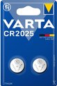 Varta CR2025 Lithium knoopcel-batterij / 2 stuks