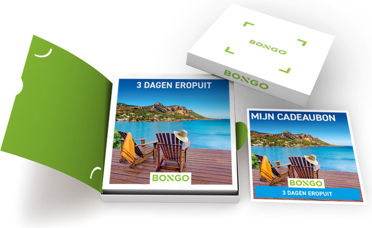 Bongo Bon - 3 Dagen Eropuit Cadeaubon - Cadeaukaart cadeau voor man of