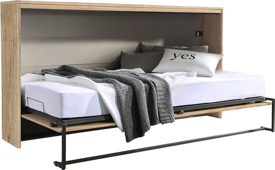 Beter Bed Opklapbed Albero - 90 x 200 cm - Eiken
