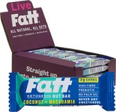 Fattbar | Keto Nut Bar | Coconut Macademia | 20 Stuks | 20 x 30g