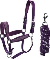 Horka - Set Licol EP Crystal & Perles - Violet - Taille Mini