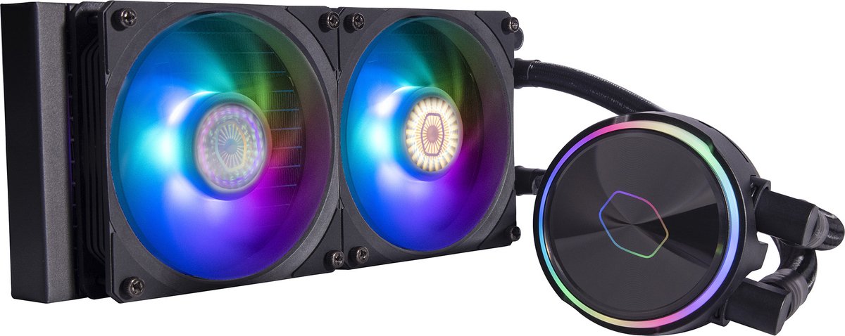 COOLER MASTER MasterLiquid ML240L V2 RGB - WaterCooling Processeur AIO  (Intel & AMD), 2x 120mm RGB - Cdiscount Informatique