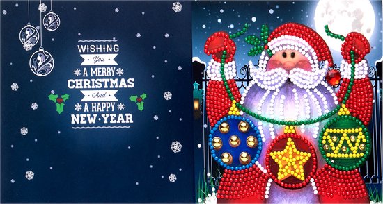 Premium Diamond Painting Kerstkaarten | 12 Stuks - De Diamond Painter