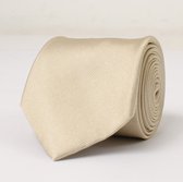 TRESANTI | ZINO I Klassiek zijden stropdas | Beige | Size One size