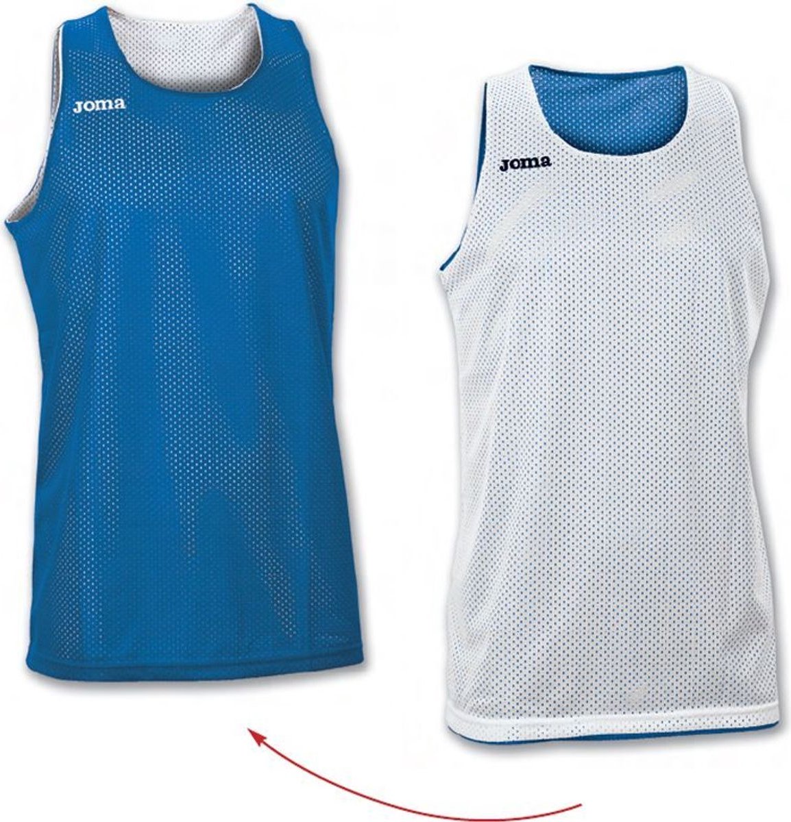 Joma Aro Reversible Shirt Heren - Royal / Wit | Maat: S