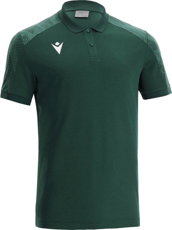 Macron Excellence Rock Polo Heren - Donkergroen | Maat: 4XL