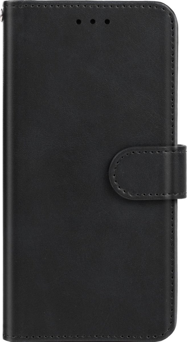 Mobigear Telefoonhoesje geschikt voor HONOR X7 Hoesje | Mobigear Wallet Bookcase Portemonnee | Pasjeshouder voor 2 Pasjes | Telefoonhoesje voor Pinpas / OV Kaart / Rijbewijs - Zwart